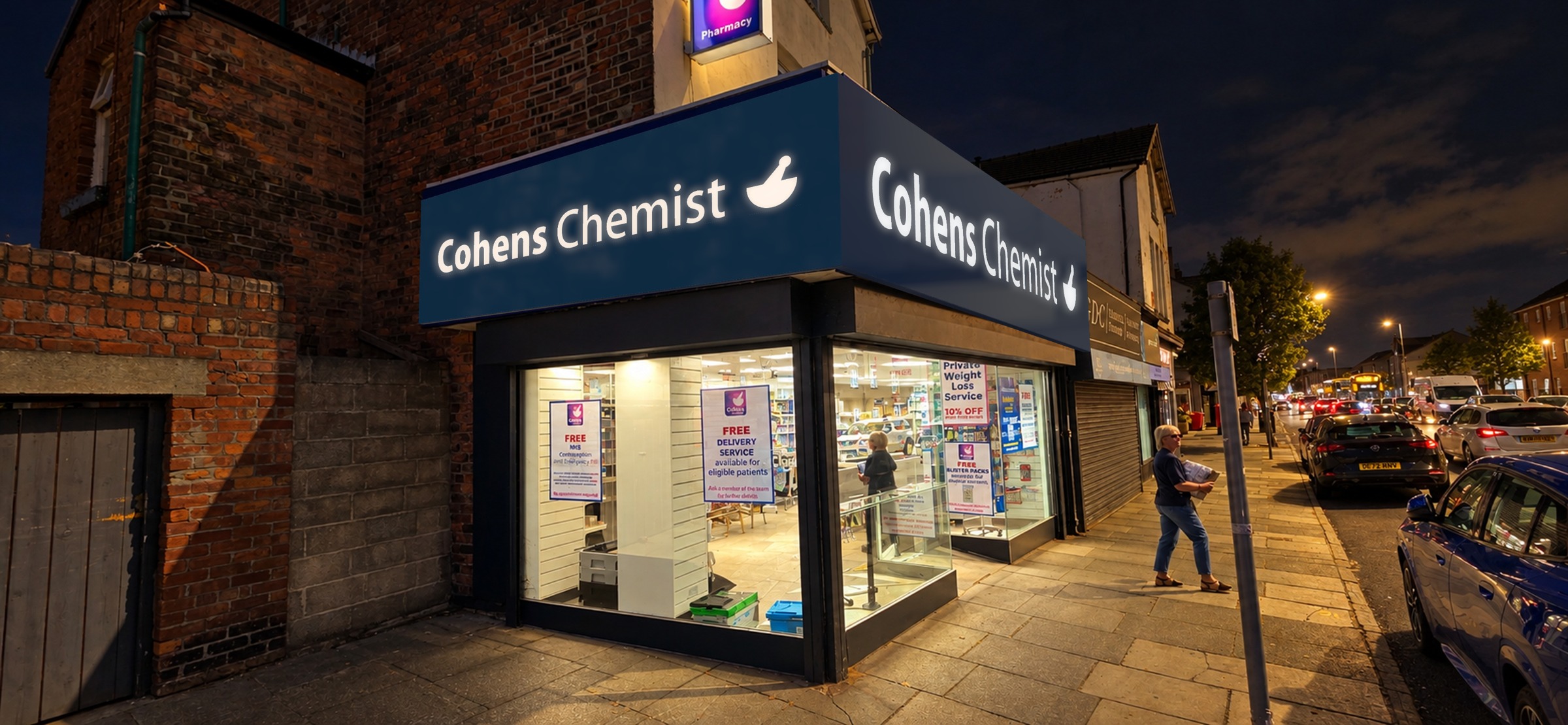 Cohens saved night mock-up proposal